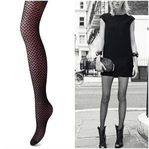Stocking Fish Net Small Hole Diamond Black New